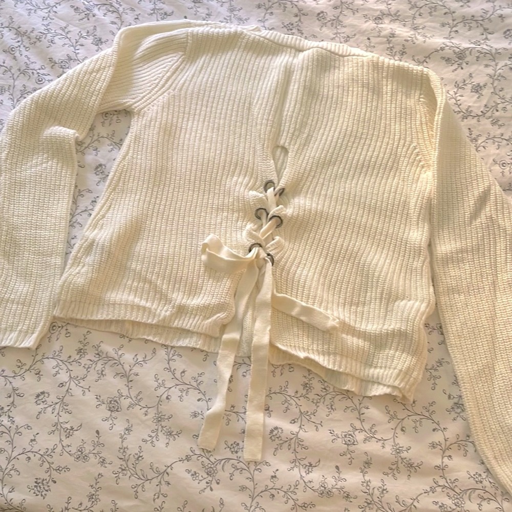 White sweater